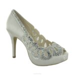 aida vrouwen Menbur 0RLN2349 wit bruids schoen - Image 3