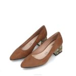 ailanthea vrouwen Menbur 0RLN1738 beige middelhoge en lage hakken - Image 3