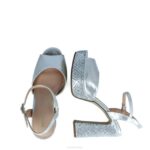 albaredo vrouwen Menbur 0RLN4049 zilver hoge hakken - Image 2