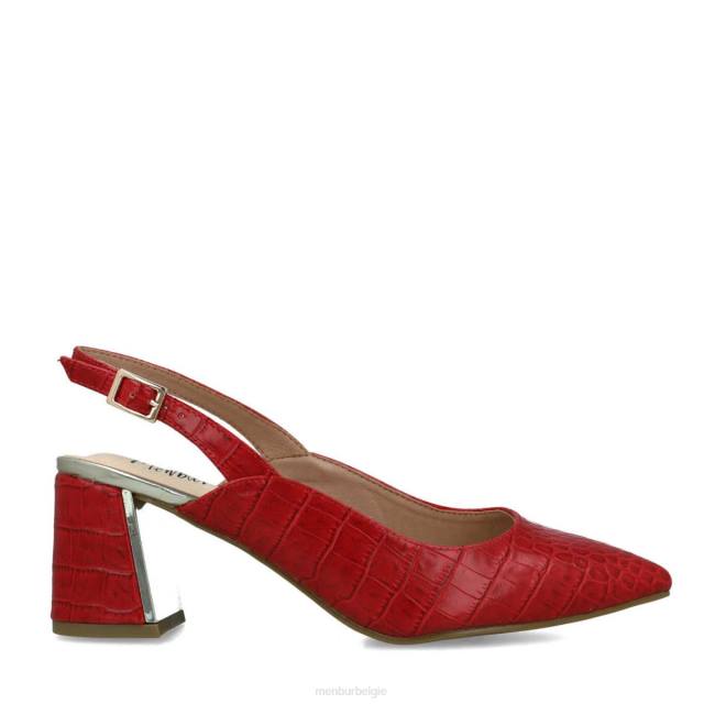 alpette_vrouwen_menbur_0rln5735_rood_middelhoge_en_lage_hakken.jpg alpette vrouwen Menbur 0RLN5735 rood middelhoge en lage hakken - Image 1