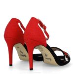 amalfi vrouwen Menbur 0RLN1440 rood hoge hakken - Image 4