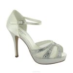 Amelia vrouwen Menbur 0RLN2435 wit bruids schoen - Image 3
