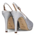 amica vrouwen Menbur 0RLN1094 zilver hoge hakken - Image 4