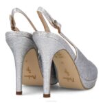 amica vrouwen Menbur 0RLN1094 zilver hoge hakken - Image 9