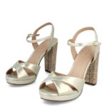 Anchiano vrouwen Menbur 0RLN1289 goud hoge hakken - Image 3