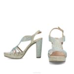 ans vrouwen Menbur 0RLN879 beige hoge hakken - Image 6
