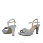 apus vrouwen Menbur 0RLN15 zilver sandalen - Image 4