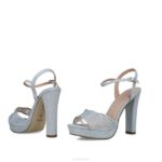 apus vrouwen Menbur 0RLN2566 zilver sandalen - Image 4