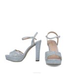 apus vrouwen Menbur 0RLN2566 zilver sandalen - Image 5