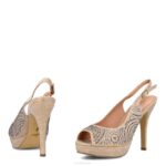 badolato vrouwen Menbur 0RLN892 beige hoge hakken - Image 5