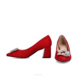badolo vrouwen Menbur 0RLN1750 rood middelhoge en lage hakken - Image 6