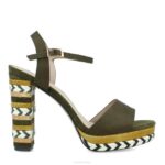 ballabio vrouwen Menbur 0RLN3051 groente casual chique schoen