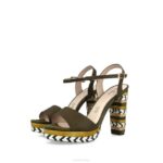 ballabio vrouwen Menbur 0RLN3051 groente casual chique schoen - Image 3