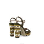ballabio vrouwen Menbur 0RLN3051 groente casual chique schoen - Image 4