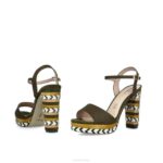 ballabio vrouwen Menbur 0RLN3051 groente casual chique schoen - Image 5