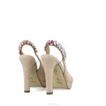 baragazza vrouwen Menbur 0RLN1114 beige hoge hakken - Image 4