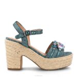 basisluis vrouwen Menbur 0RLN4998 azul helder hoge hakken - Image 9