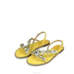 bergi vrouwen Menbur 0RLN469 geel casual chique schoen - Image 3