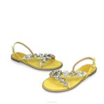 bergi vrouwen Menbur 0RLN469 geel casual chique schoen - Image 7