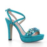 besnato vrouwen Menbur 0RLN5352 azul medio hoge hakken - Image 2