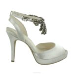 blanco vrouwen Menbur 0RLN2307 wit bruids schoen - Image 2