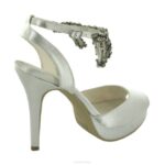blanco vrouwen Menbur 0RLN2307 wit bruids schoen - Image 4