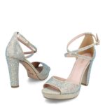 bloot vrouwen Menbur 0RLN919 beige hoge hakken - Image 7