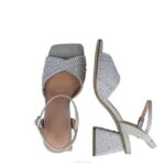 Boogschutter vrouwen Menbur 0RLN145 zilver sandalen - Image 6