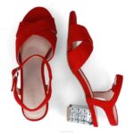 borgata vrouwen Menbur 0RLN498 rood casual chique schoen - Image 2
