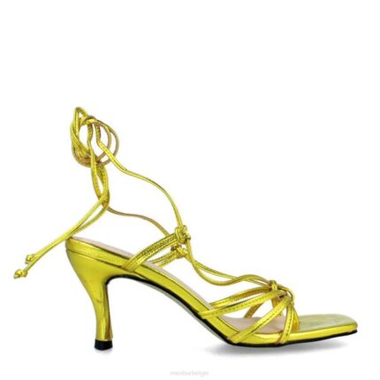 bosconero vrouwen Menbur 0RLN254 geel casual chique schoen