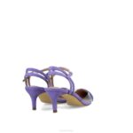 braulinen vrouwen Menbur 0RLN3070 paars casual chique schoen - Image 4