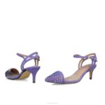 braulinen vrouwen Menbur 0RLN3070 paars casual chique schoen - Image 5