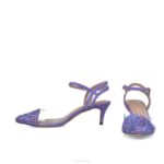 braulinen vrouwen Menbur 0RLN3070 paars casual chique schoen - Image 6