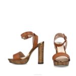 Brescello vrouwen Menbur 0RLN866 bruin hoge hakken - Image 6