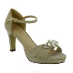 Burgeis vrouwen Menbur 0RLN2239 goud bruids schoen - Image 2