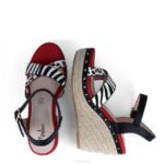 busalla vrouwen Menbur 0RLN294 rood casual chique schoen - Image 2