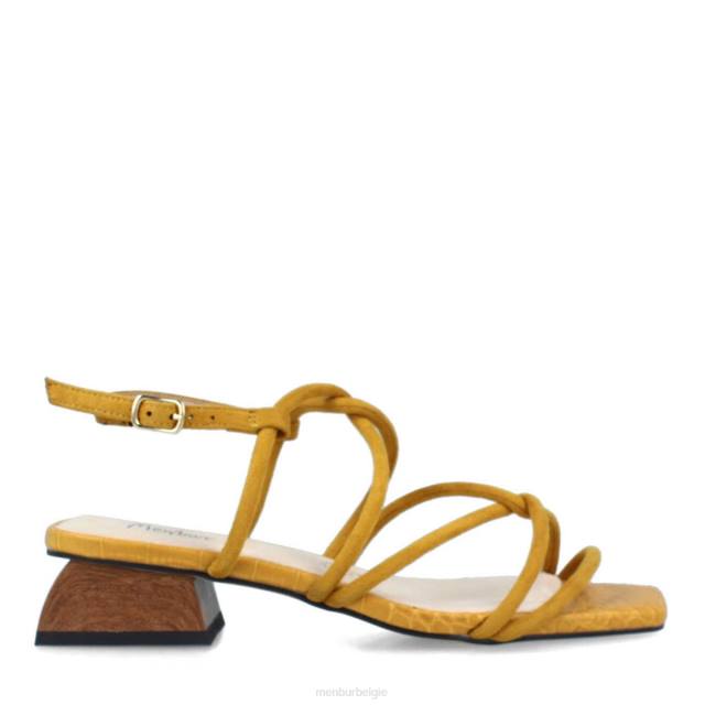 capiton_vrouwen_menbur_0rln3550_geel_casual_chique_schoen.jpg capiton vrouwen Menbur 0RLN3550 geel casual chique schoen - Image 1