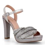 caprarica vrouwen Menbur 0RLN5318 zilver hoge hakken - Image 2