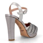 caprarica vrouwen Menbur 0RLN5318 zilver hoge hakken - Image 3