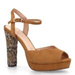 caselli vrouwen Menbur 0RLN5341 beige hoge hakken - Image 2