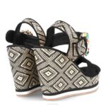 castello vrouwen Menbur 0RLN297 zwart casual chique schoen - Image 4