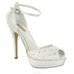 dafne vrouwen Menbur 0RLN2296 wit bruids schoen - Image 3