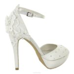 dafne vrouwen Menbur 0RLN2296 wit bruids schoen - Image 4