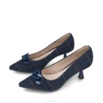 danburita vrouwen Menbur 0RLN1669 donkerblauw middelhoge en lage hakken - Image 3