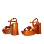 driehoek vrouwen Menbur 0RLN50 orenge sandalen - Image 4