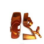 driehoek vrouwen Menbur 0RLN50 orenge sandalen - Image 6