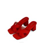 eleusis vrouwen Menbur 0RLN1673 rood middelhoge en lage hakken - Image 3