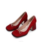 eretie vrouwen Menbur 0RLN5911 rood middelhoge en lage hakken - Image 3