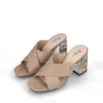 eudaimonia vrouwen Menbur 0RLN1713 beige middelhoge en lage hakken - Image 3
