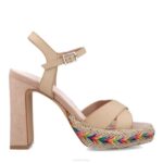 faetonte vrouwen Menbur 0RLN5471 beige hoge hakken